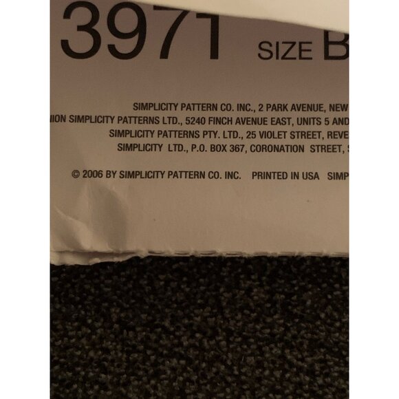 Simplicity 3971 Easy-To-Sew Pajama Pattern Uncut Size XLarge 2XLarge-3XLarge Sle - Picture 4 of 4